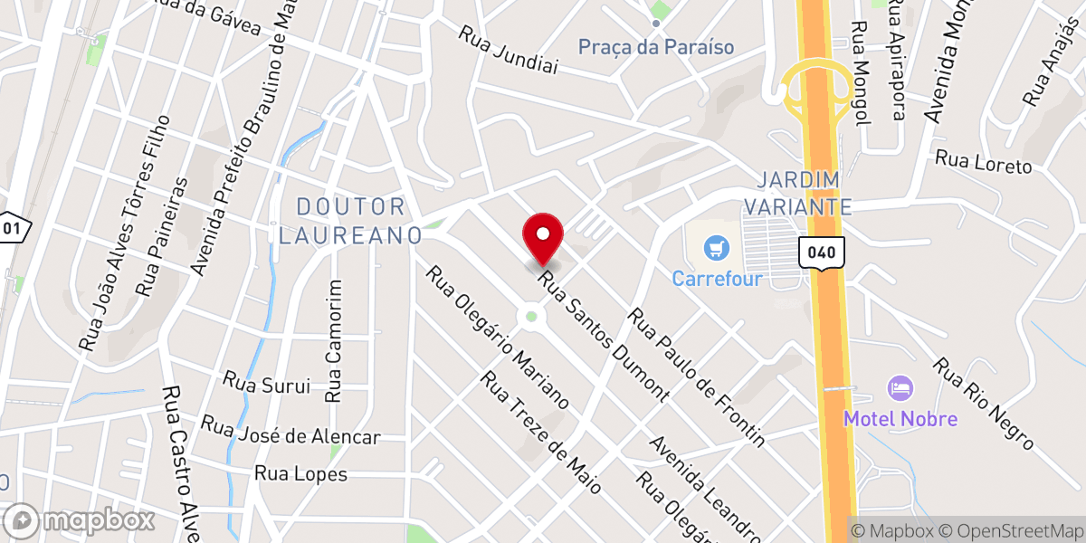 Map showing location of Assembleia de Deus pentecostal Rocha Eterna Pilar Duque de caxias Rio de Janeiro