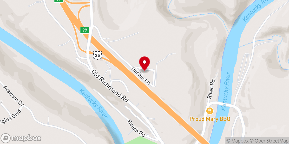 Map showing location of Durbin Memorial Church