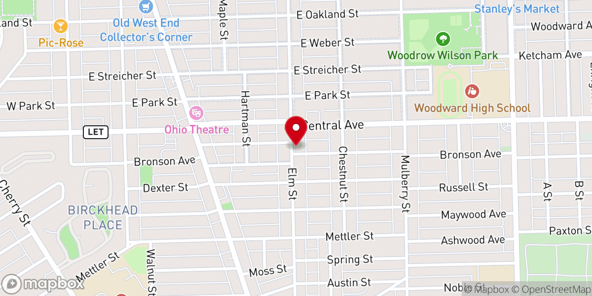 Map showing location of Redeeming Temple Church Inc