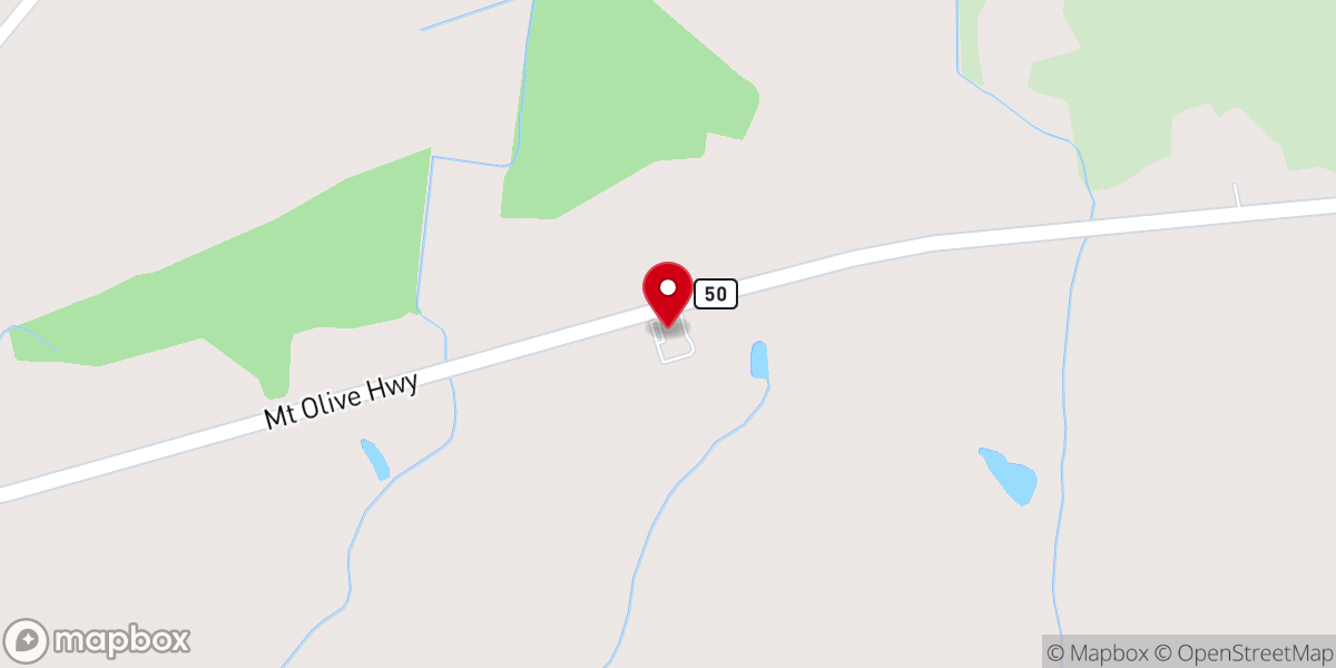 Map showing location of Pleasant Union Christian Church