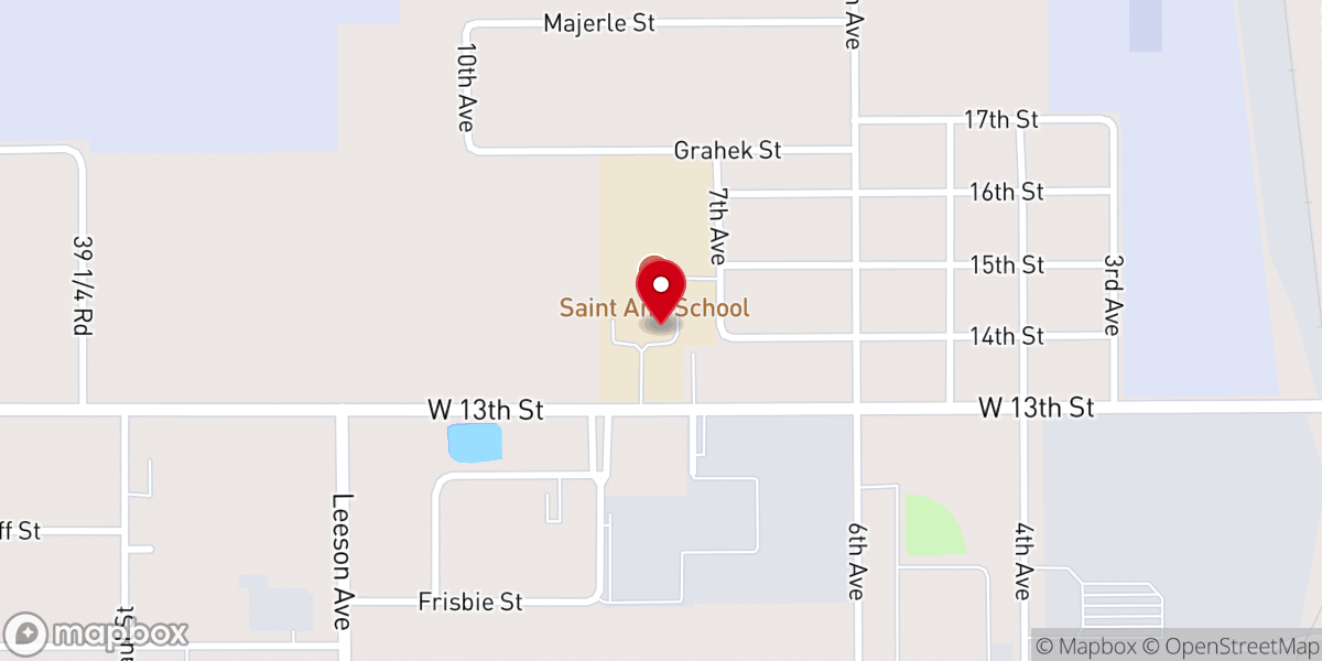 Map showing location of Aetna Church