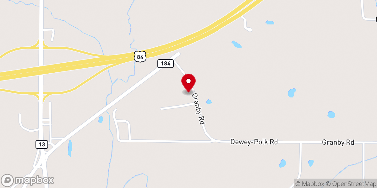 Map showing location of Prentiss Church