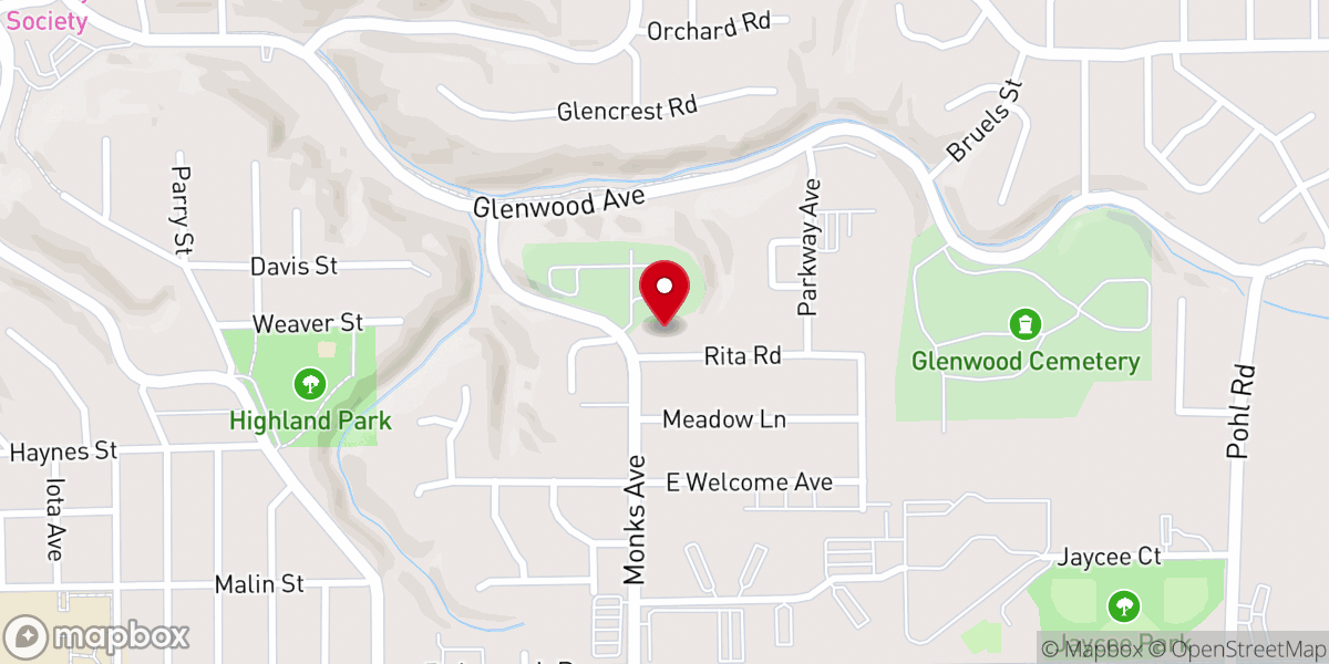 Map showing location of Maranatha Christian Fellowship at MSU