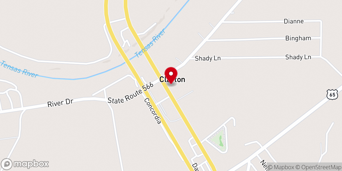 Map showing location of Concordia Head Start