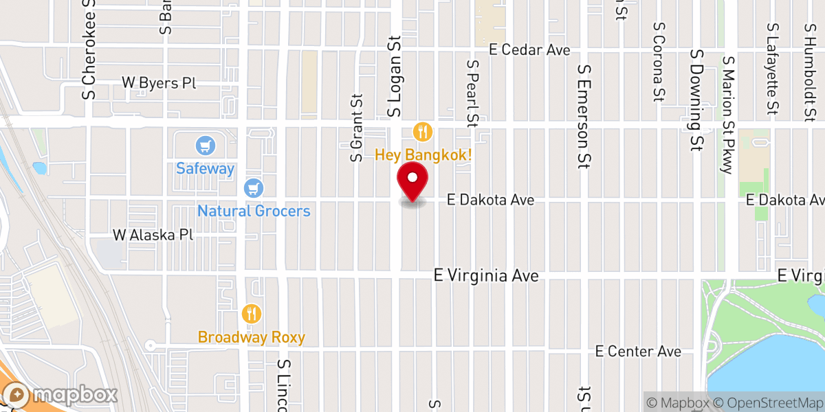 Map showing location of International Church of Cannabis