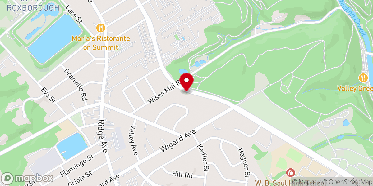 Map showing location of Hellenic University Club of Wilmington