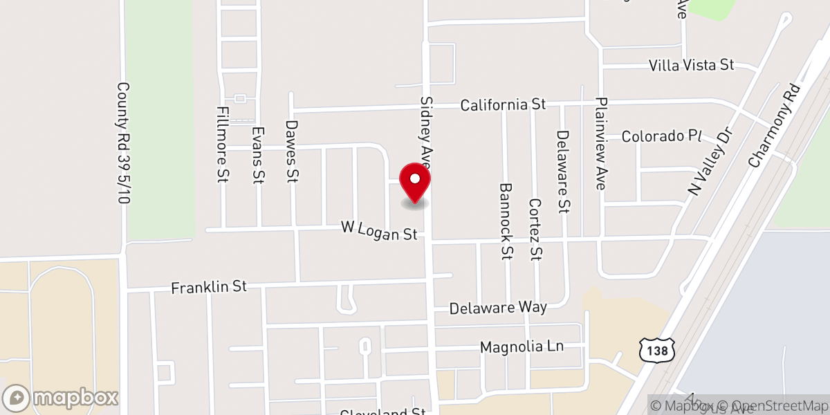 Map showing location of Freedom Outreach Church IMN