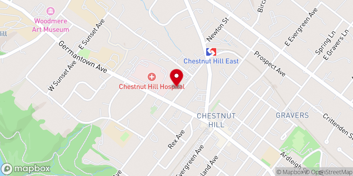 Map showing location of Our Mother of Consolation Church