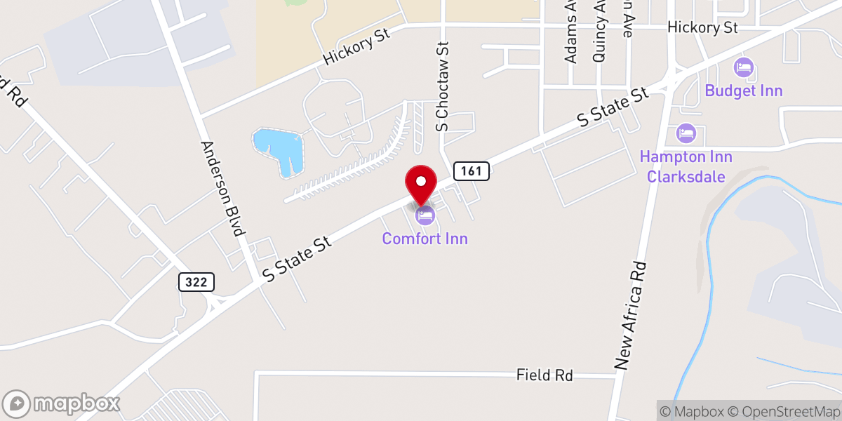 Map showing location of Spring Lake MB Church