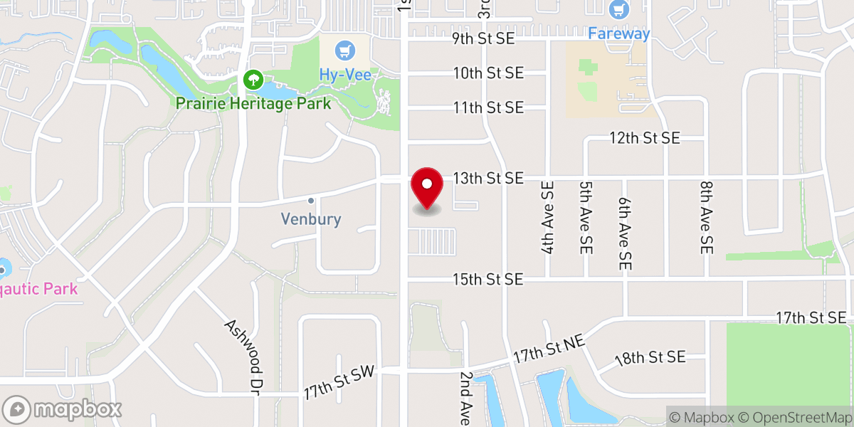 Map showing location of Ss John & Paul Catholic Church
