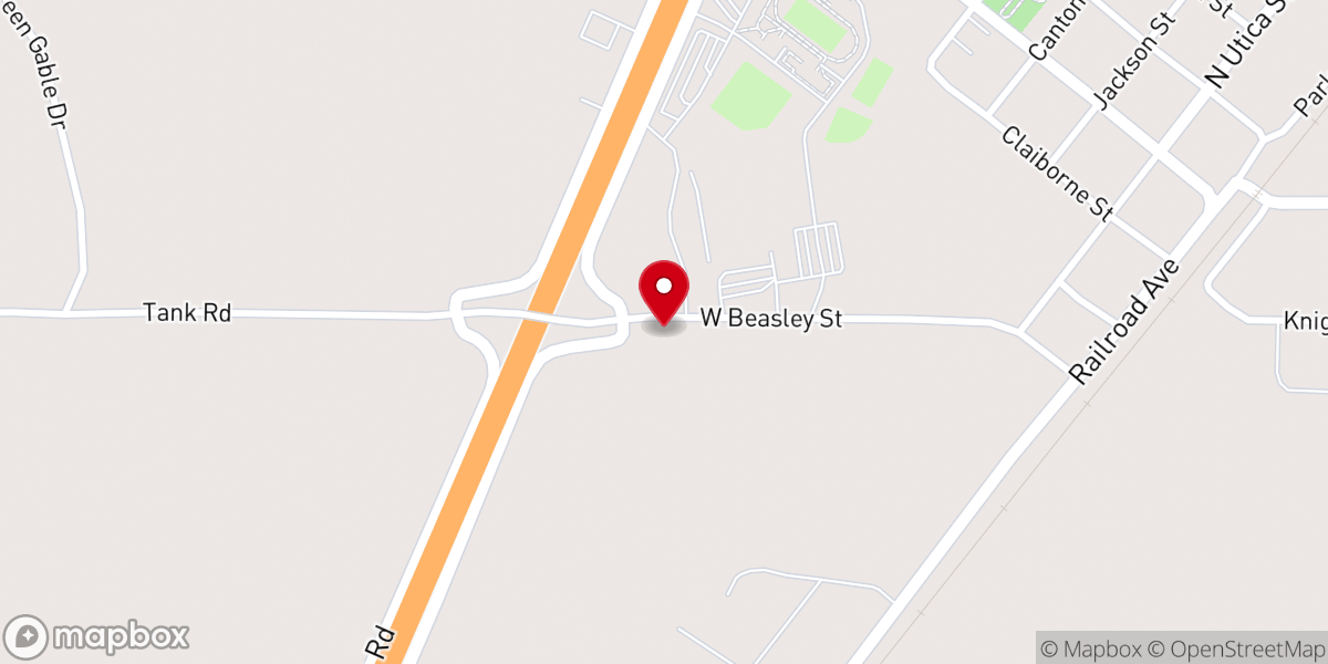 Map showing location of Christ's Sanctified Holy Church - Terry