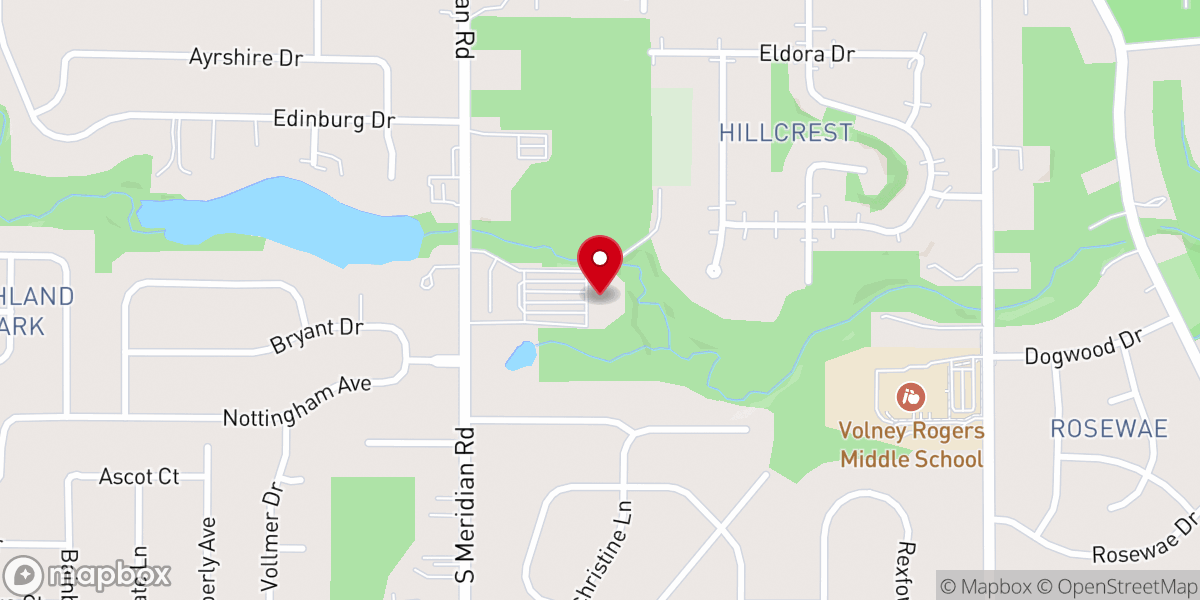 Map showing location of St. Maron Maronite Catholic Church