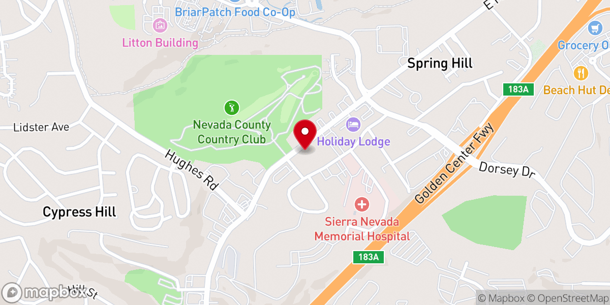 Map showing location of The Christ Community Center