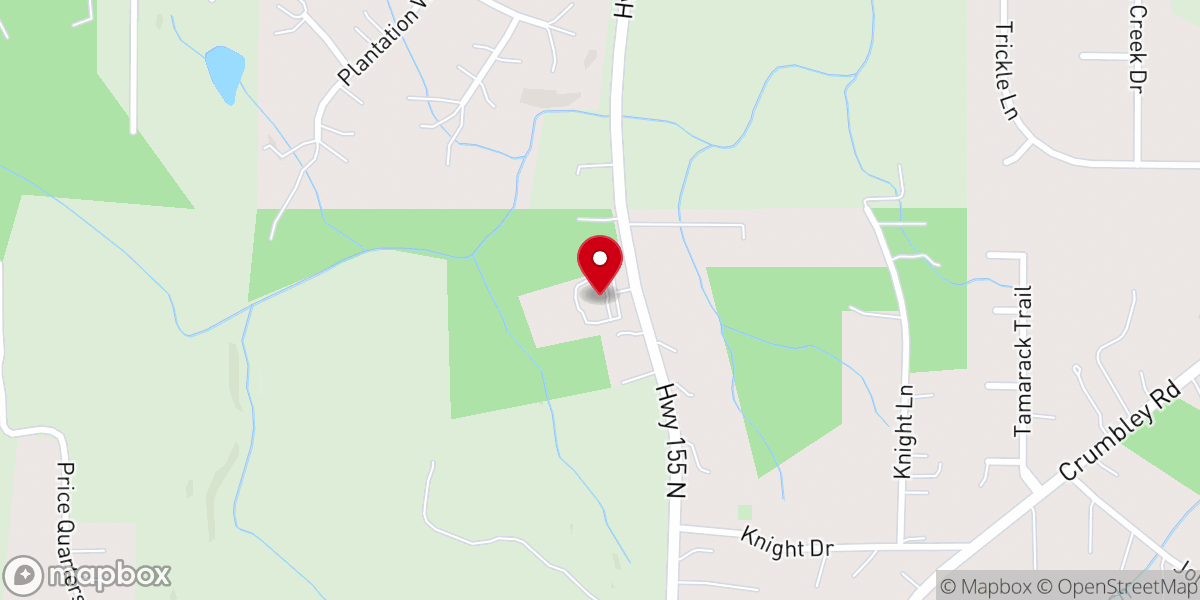Map showing location of The Ole' Country Church