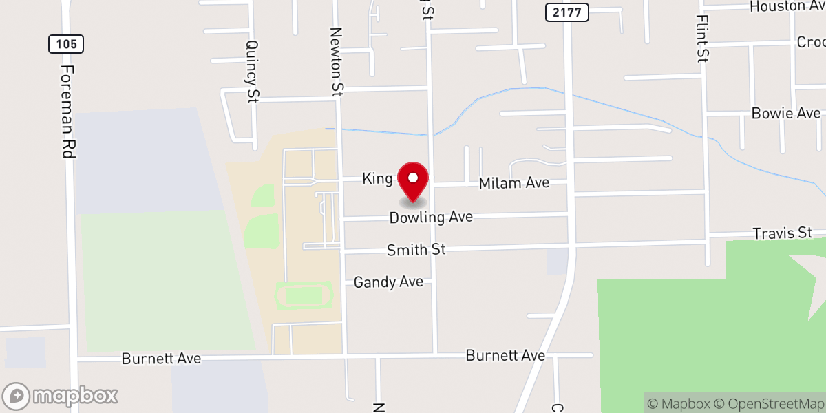 Map showing location of Church of Christ in West Orange
