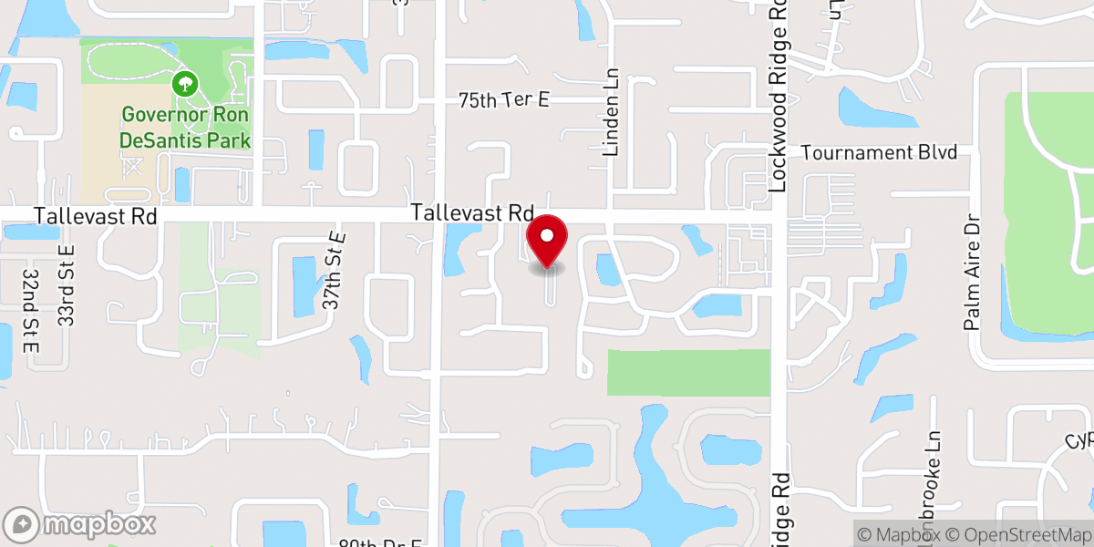 Map showing location of Church of God-N Sarasota