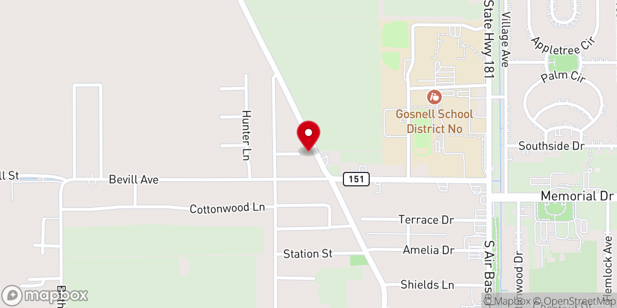 Map showing location of Heartland PCG