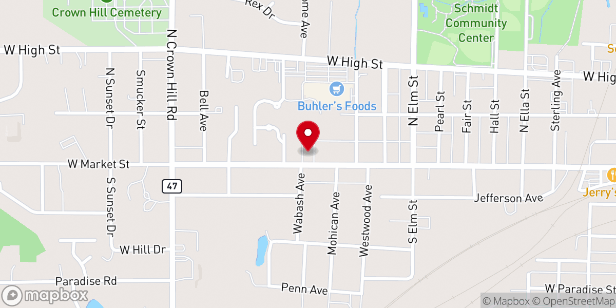 Map showing location of Open Arms Hispanic Ministry | Brazos Abiertos