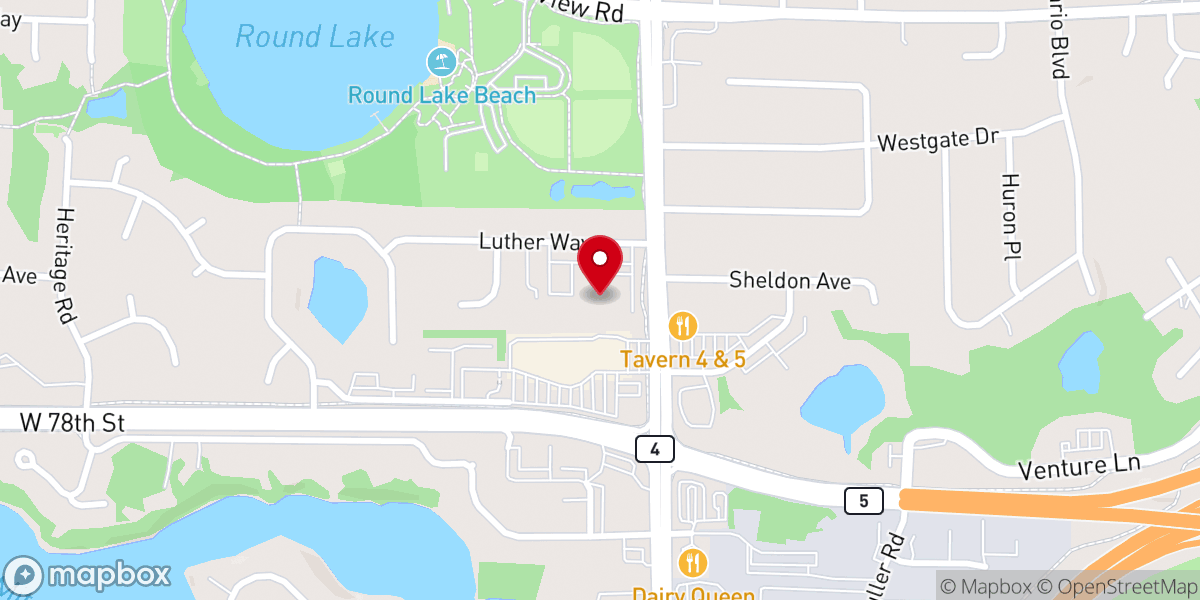 Map showing location of Immanuel Lutheran Church (ELCA)