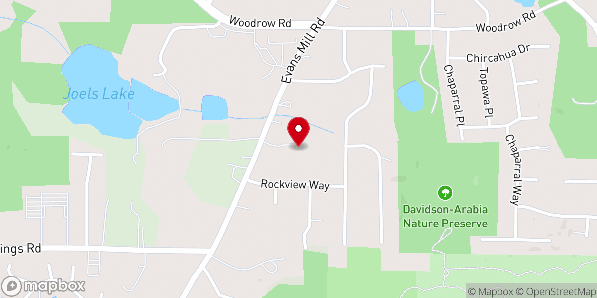 Map showing location of Rivers of Living Water Baptist