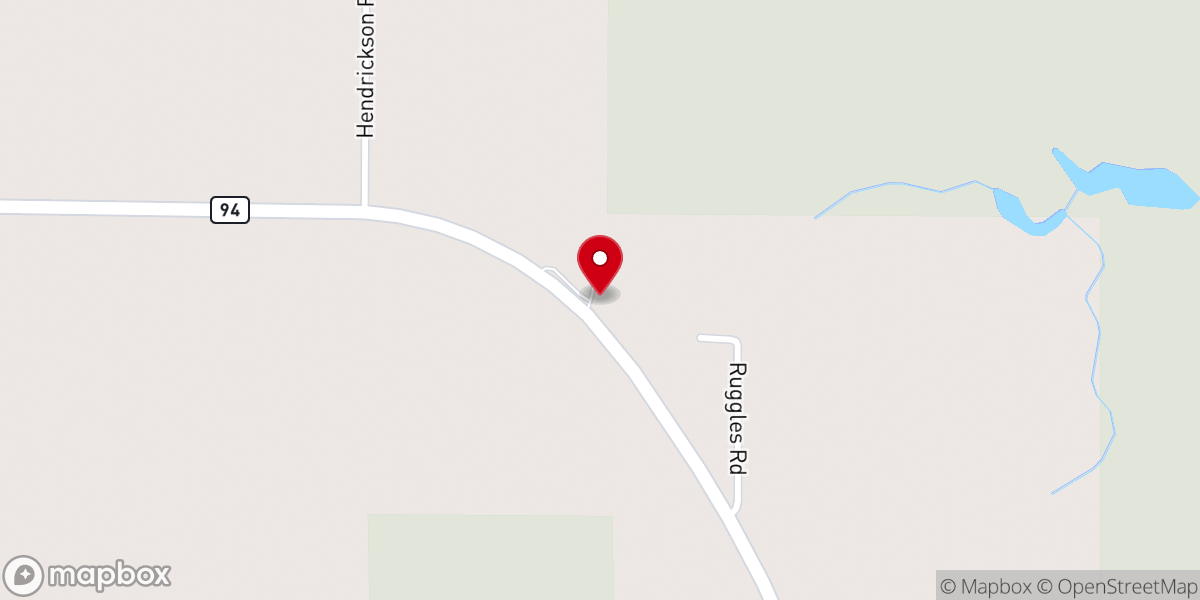 Map showing location of Hiawatha Mission Center