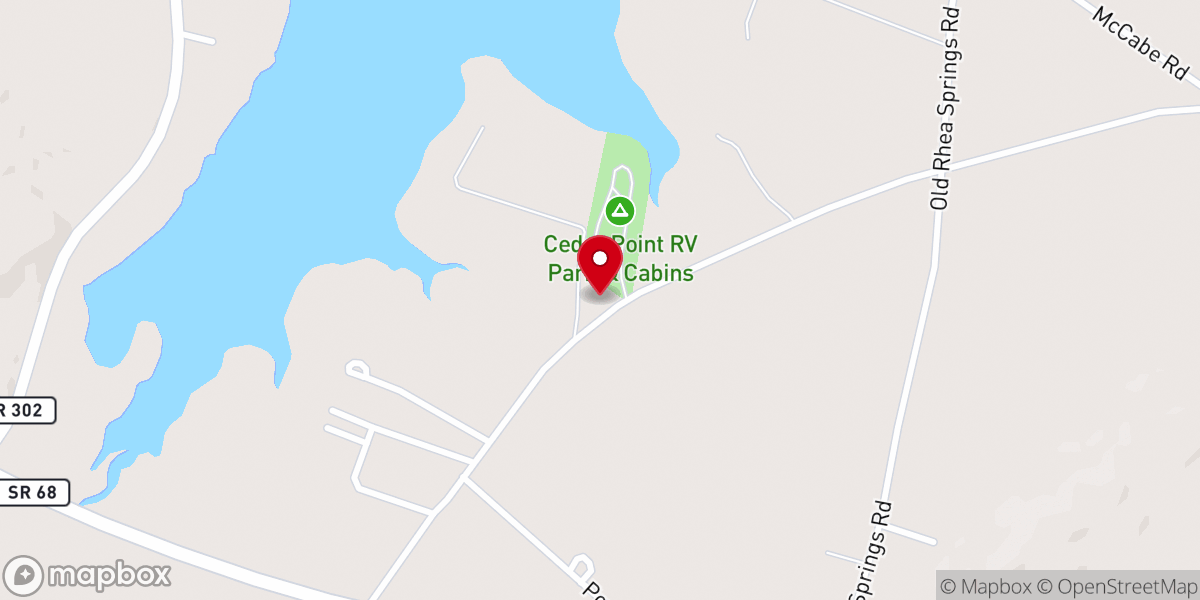 Map showing location of Centers of Hope