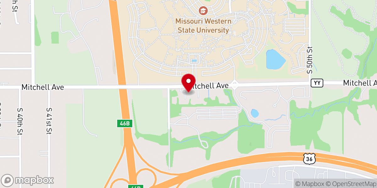 Map showing location of Catholic Newman Center - Home