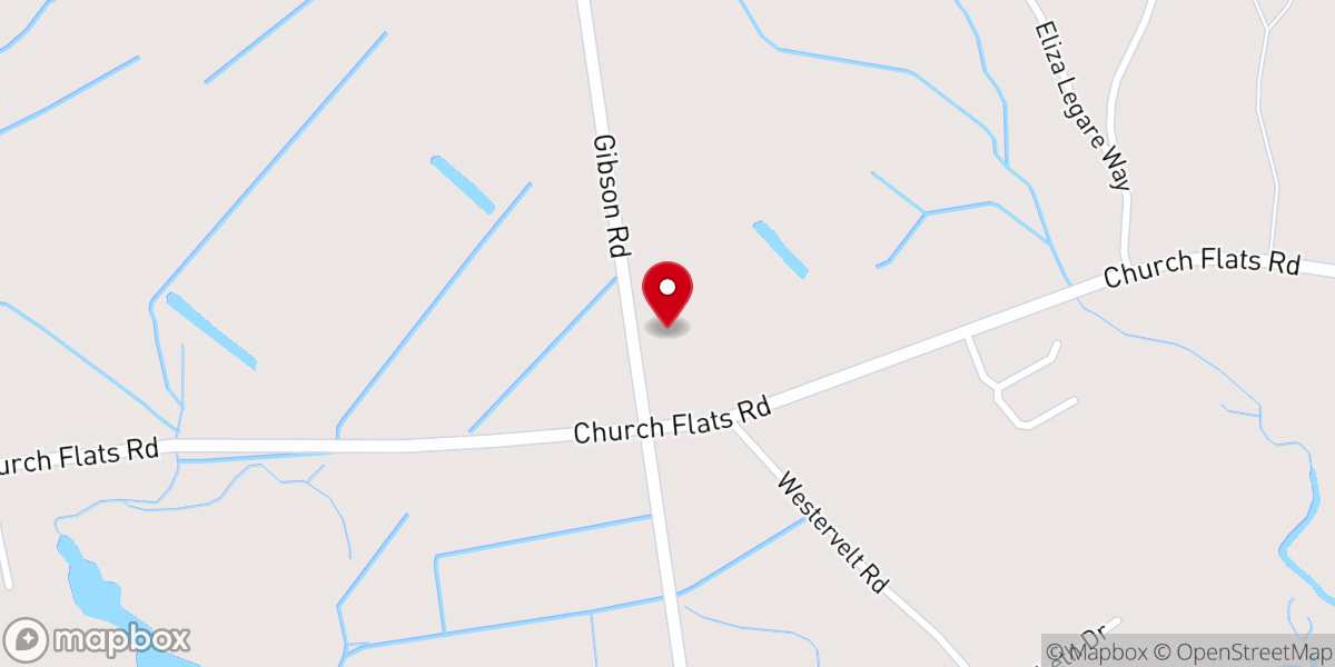 Map showing location of Church Creek Farm