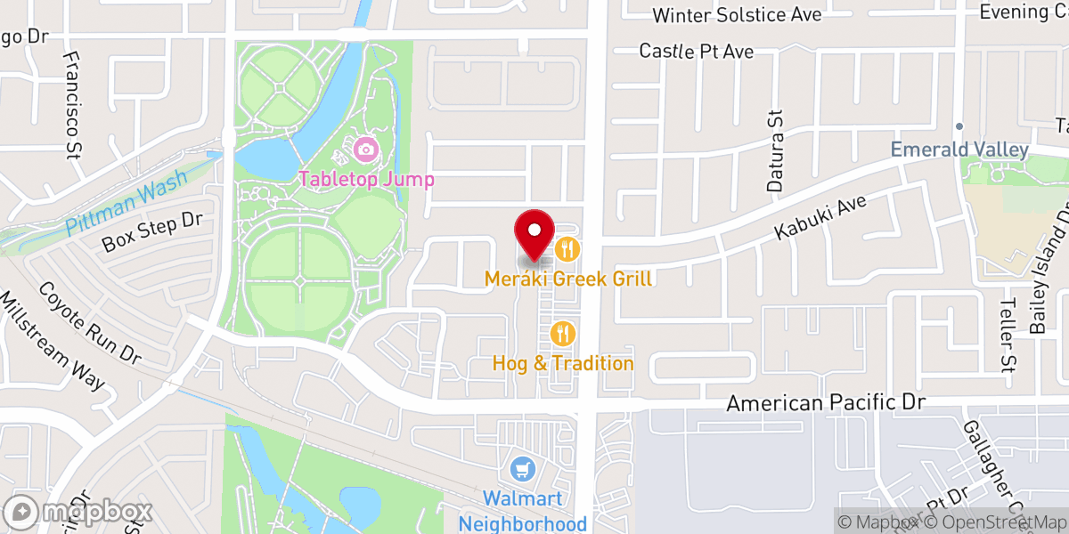 Map showing location of Encounter Church Vegas