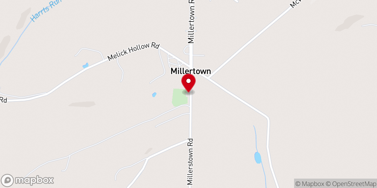 Map showing location of Canby Lutheran Church
