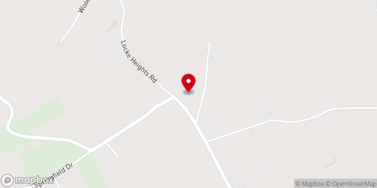 Map showing location of Family Life Community Church