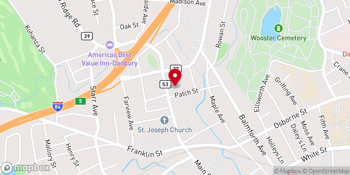 Map showing location of IPUL Danbury, CT
