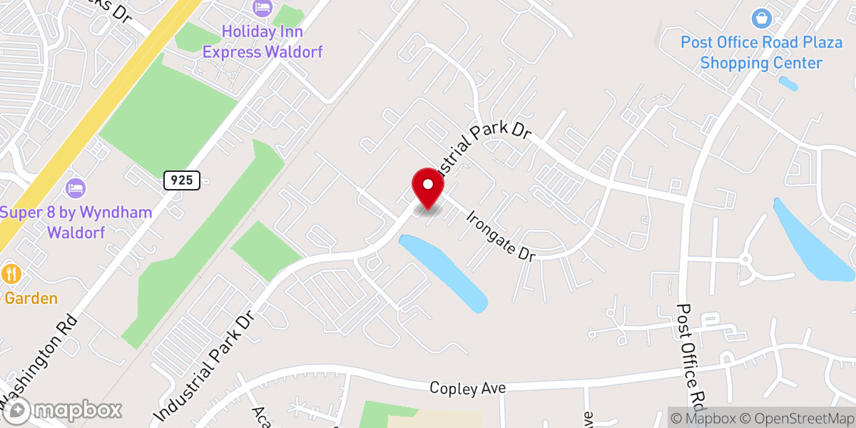 Map showing location of Standard For Life Church
