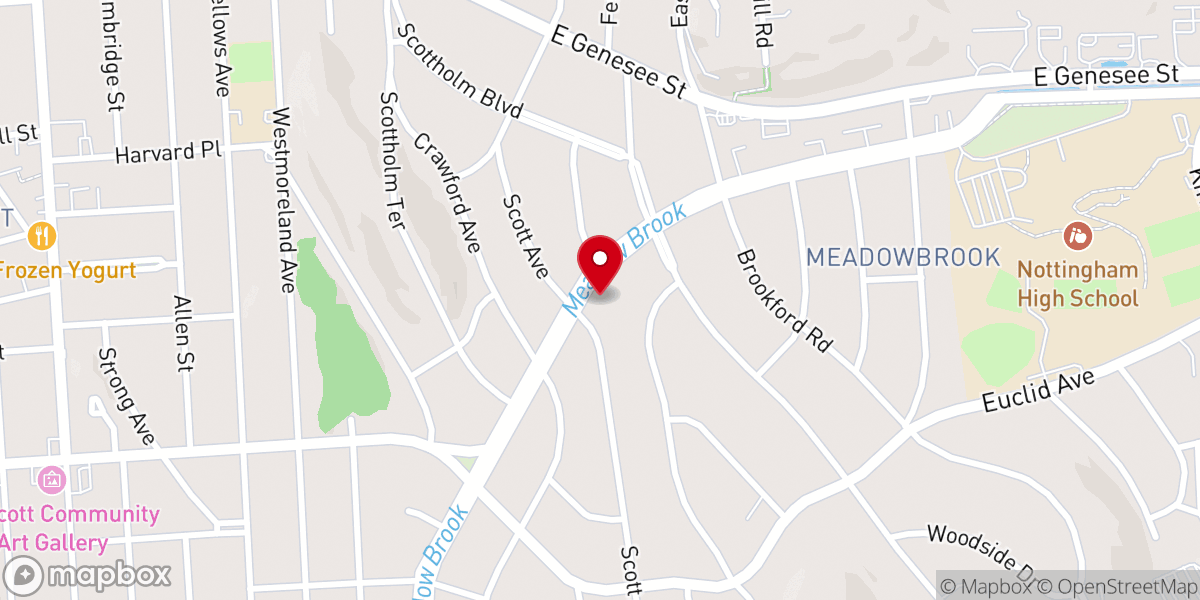 Map showing location of Saint Alban's Episcopal Church