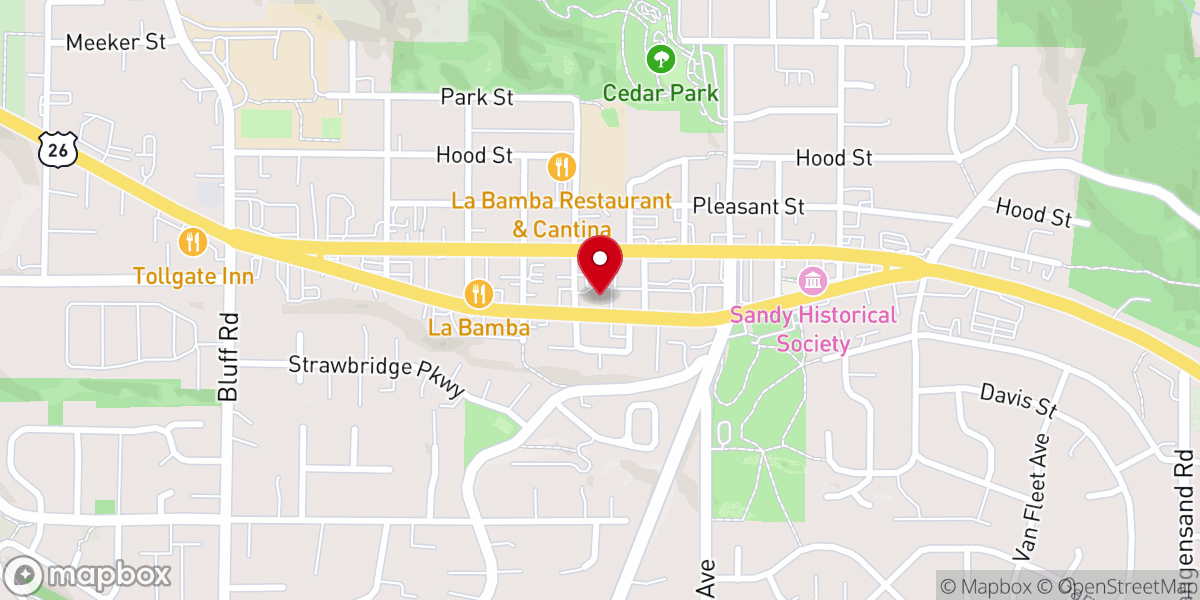Map showing location of Word In Motion Ministries