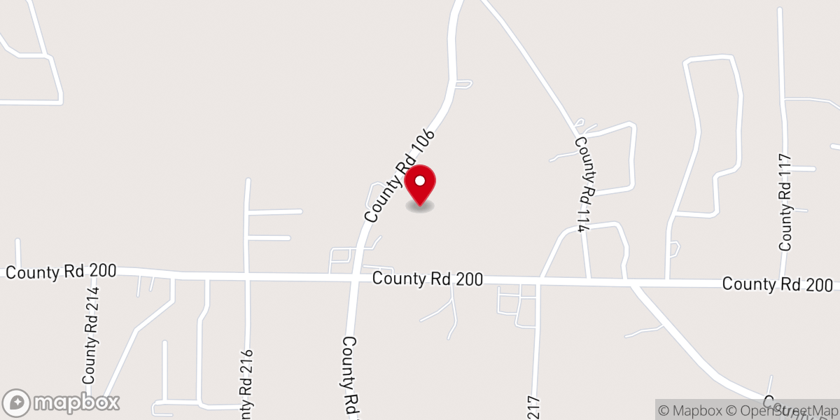 Map showing location of Maranatha Baptist Church