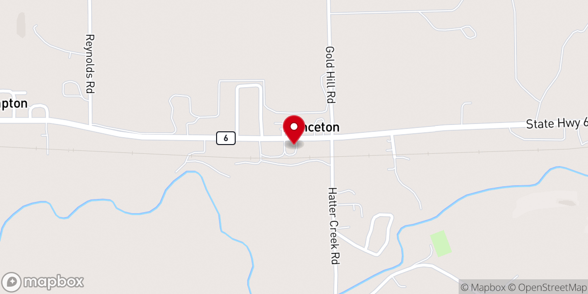 Map showing location of Family Bible Fellowship