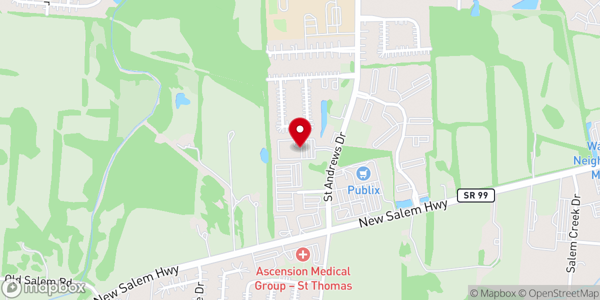Map showing location of New Heights Chapel