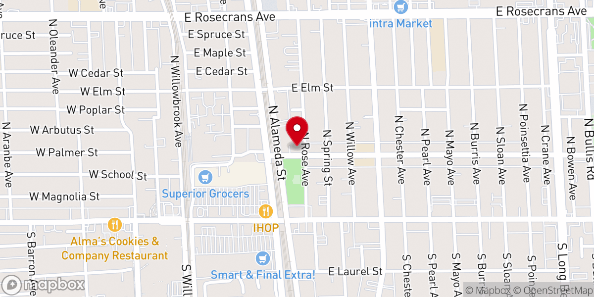Map showing location of Faith Inspirational Church