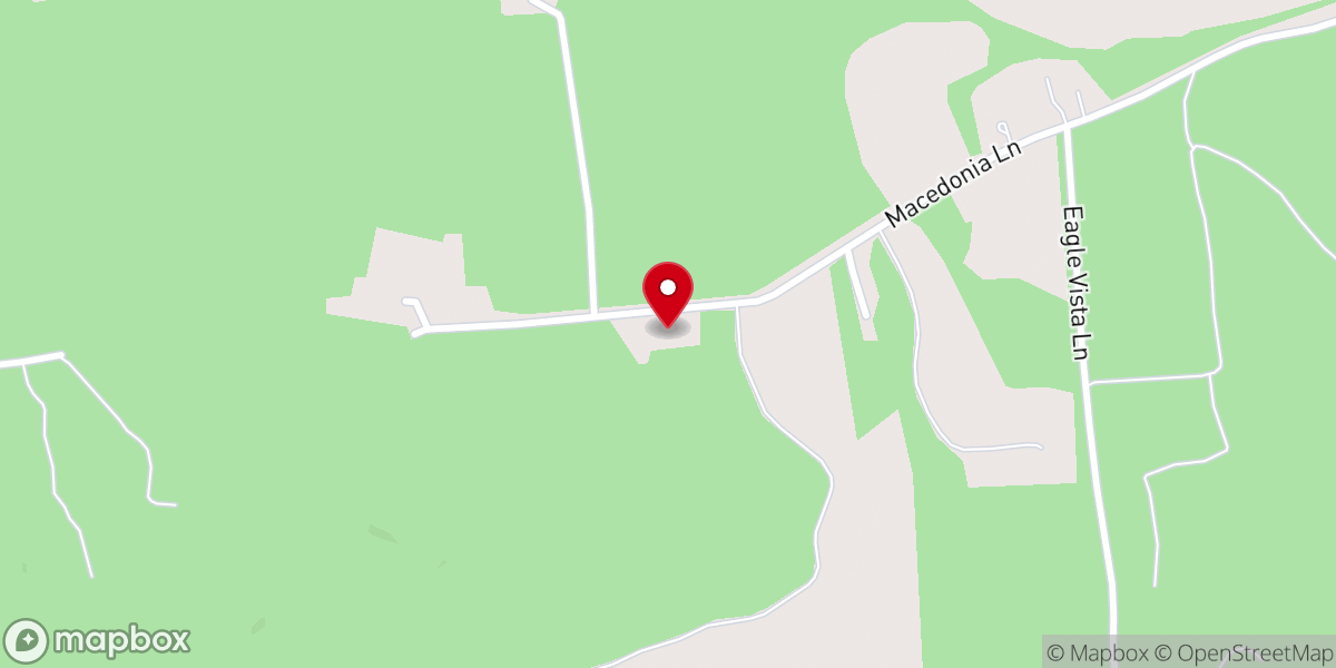 Map showing location of Macedonia Baptist Church