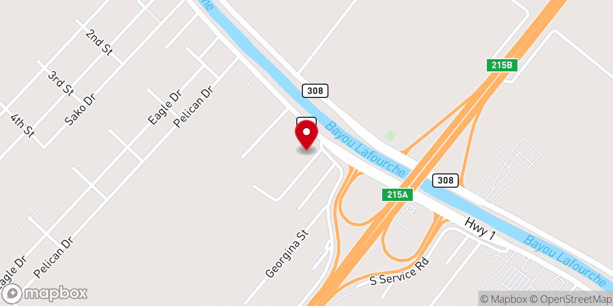Map showing location of Chez Felicite Weddings & Events