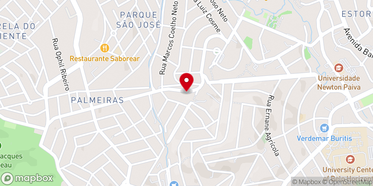 Map showing location of IBANED - Igreja Batista Estrela D'Alva