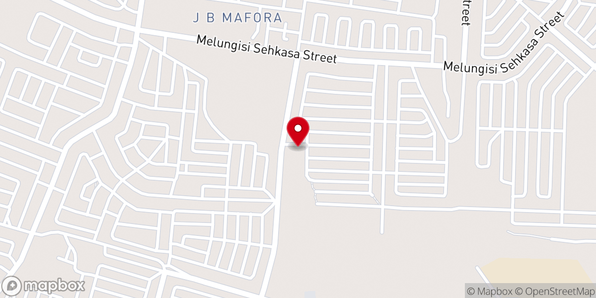 Map showing location of Mighty Warriors Christian Church Bloemfontein