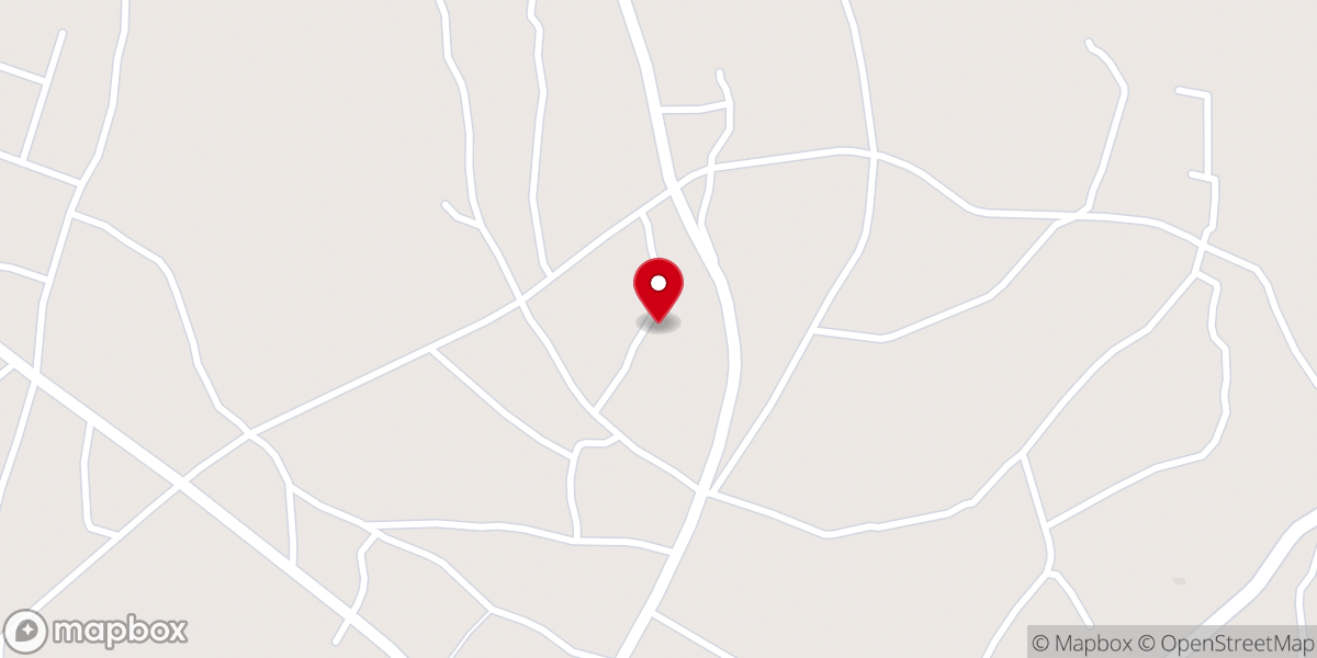 Map showing location of St. Peter's Anglican Church