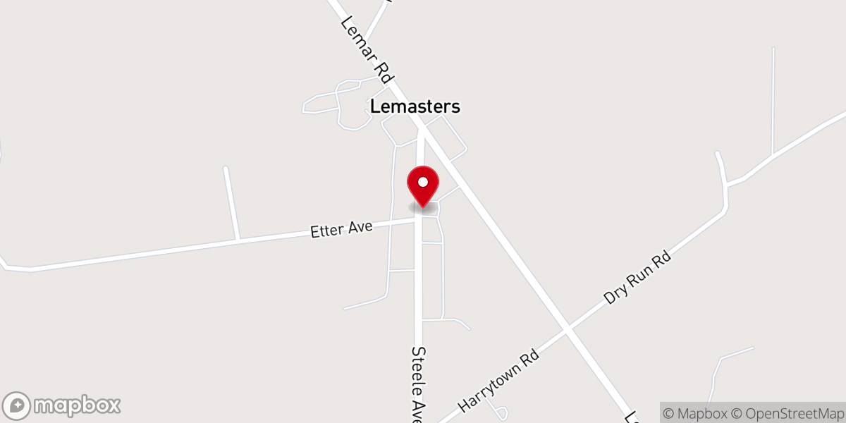 Map showing location of St Paul's United Church-Christ