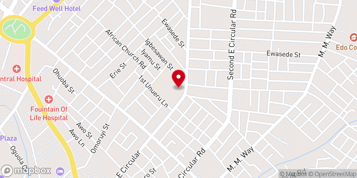 Map showing location of St Joseph Catholic Church