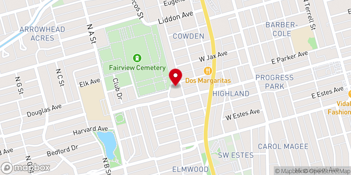 Map showing location of Centro Familar Cristano
