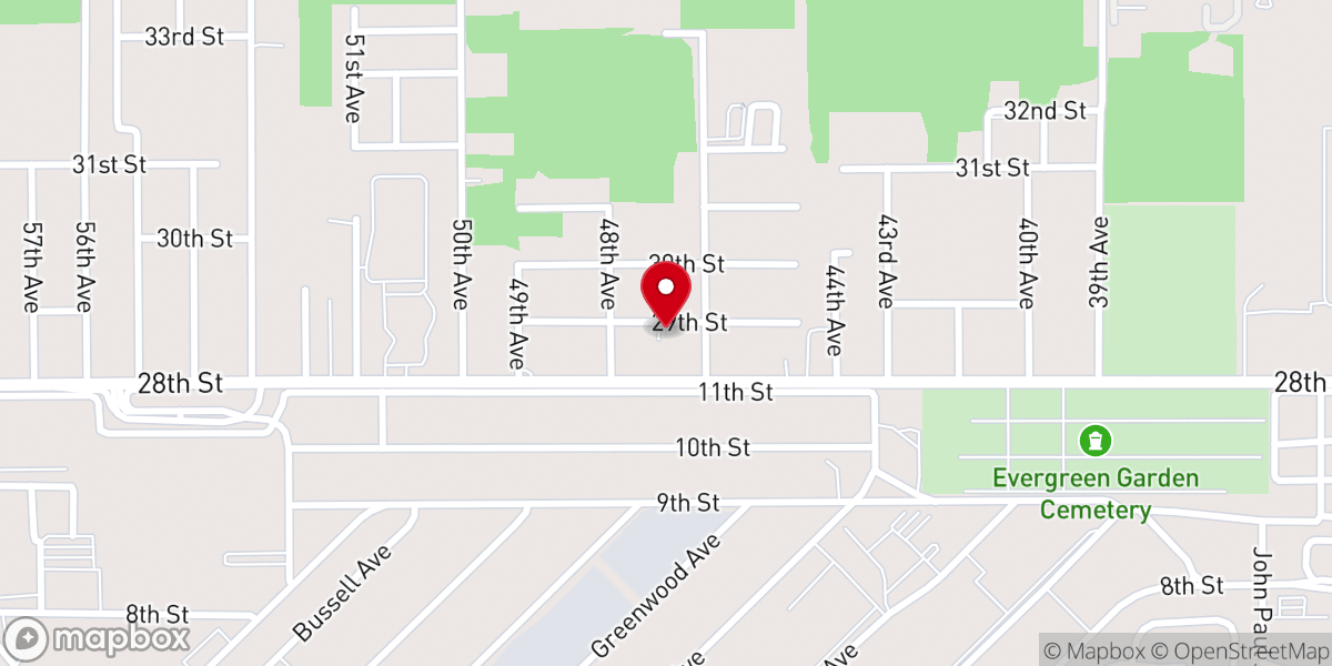Map showing location of Desired Nation Church