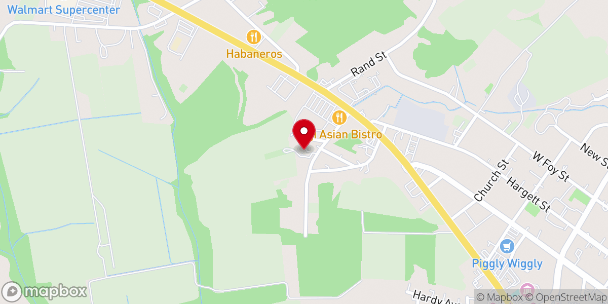 Map showing location of Harrison Chapel AME Parsonage