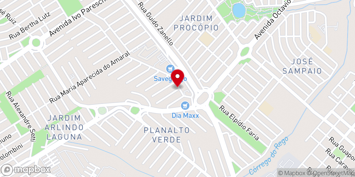 Map showing location of Igreja Evangélica Assembléia de Deus